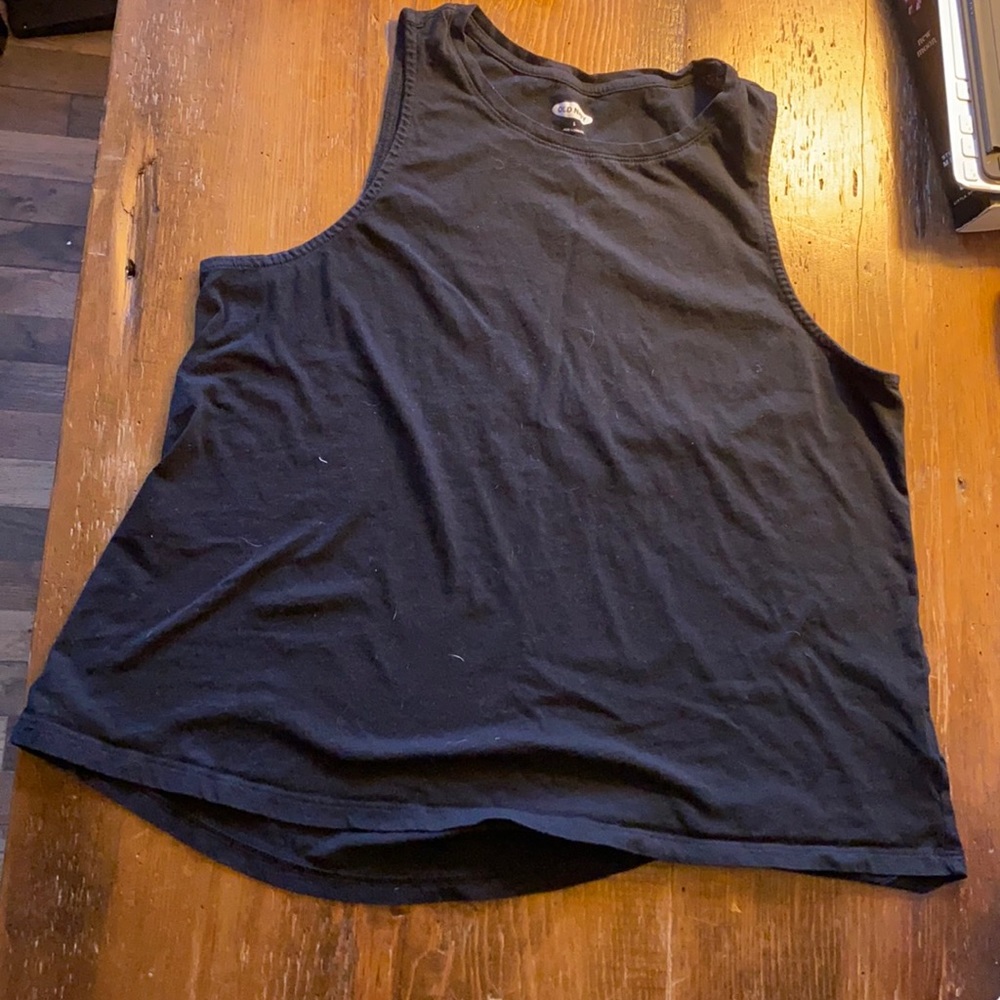 Old navy tank top black size large women’s